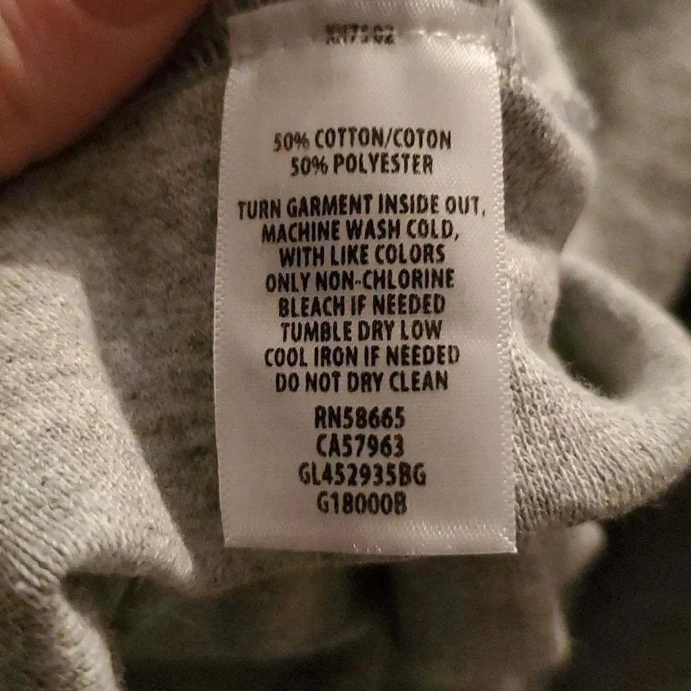 Treasure & Bond Girls Size 10/12 Gray Fleece Lined Sweatshirt